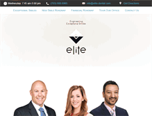 Tablet Screenshot of elite-dental.com